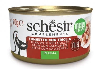 Schesir Gatto Tonnetto con Triglia in Jelly 70g Lattina Schesir Gatto Tonnetto con Triglia in Jelly 70g Lattina
